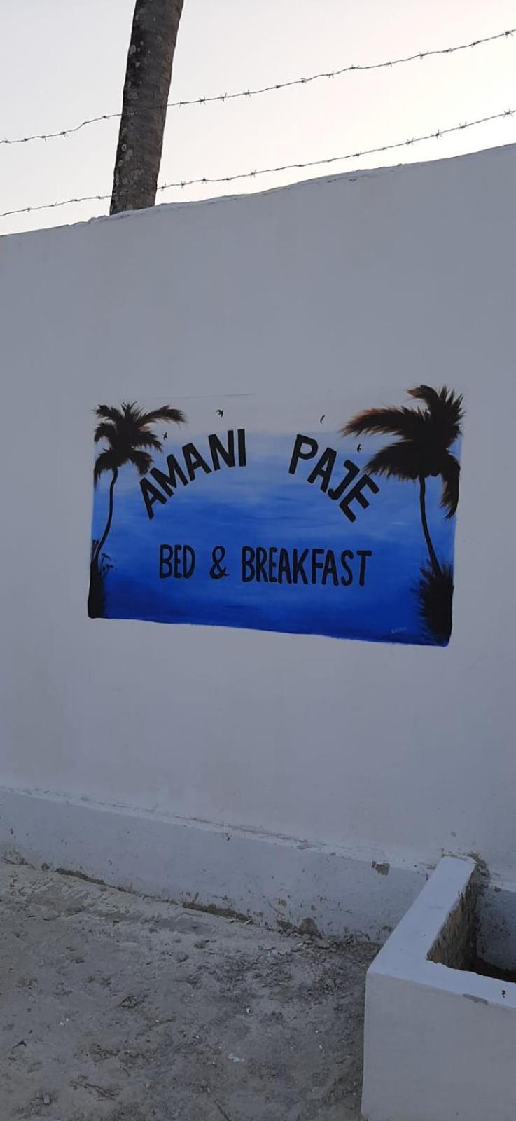 Amani Hotel Paje Exterior photo